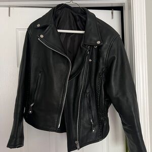 Classic Black Leather Jacket